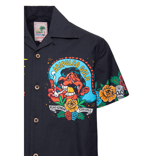 King Kerosin Camicia Acapulco Hawaii