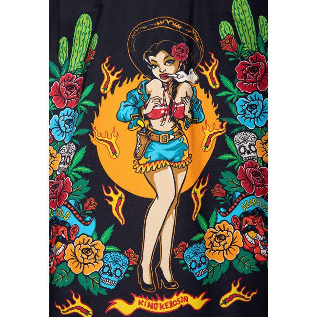 King Kerosin Camicia Acapulco Hawaii