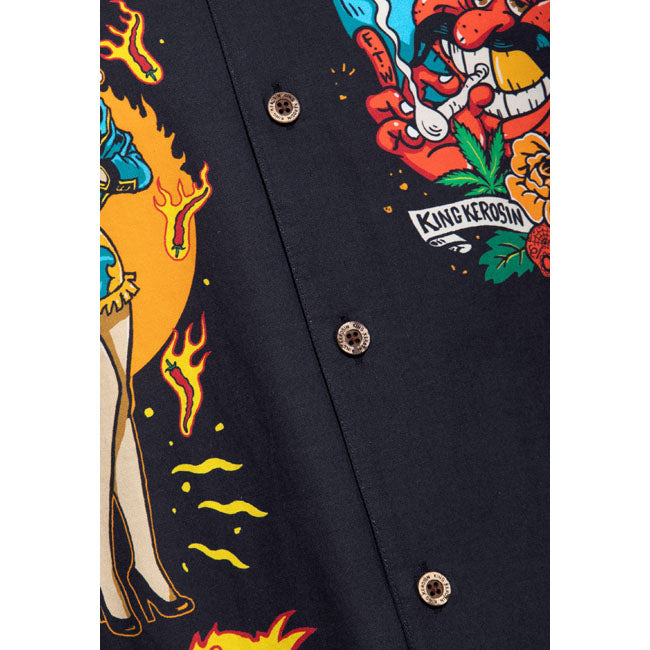 King Kerosin Camicia Acapulco Hawaii