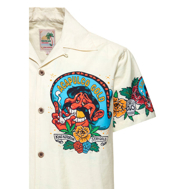 King Kerosin Camicia Acapulco Hawaii