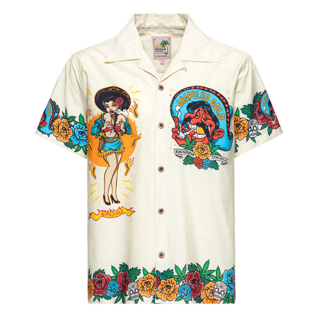 King Kerosin Camicia Acapulco Hawaii