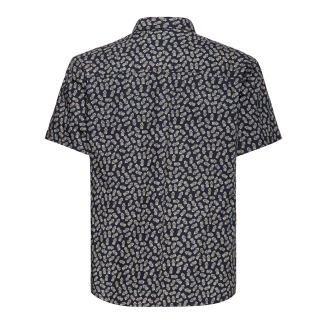 King Kerosin Camicia a maniche corte con ananas