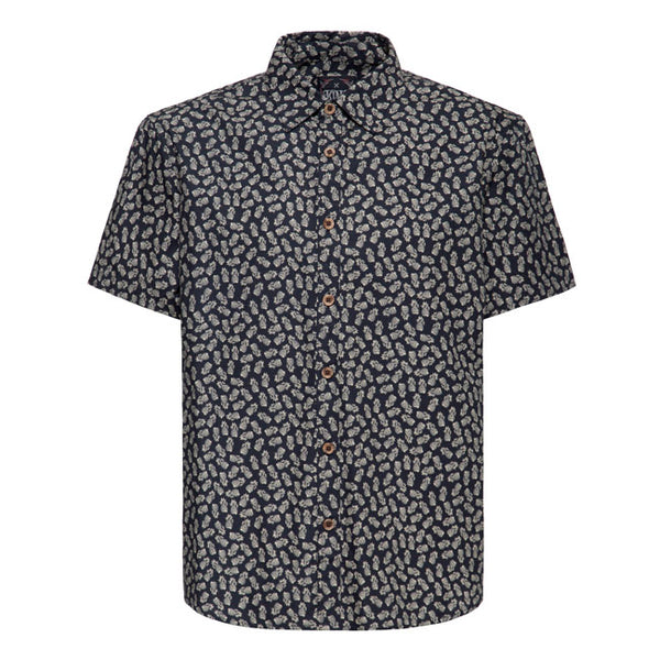 King Kerosin Camicia a maniche corte con ananas