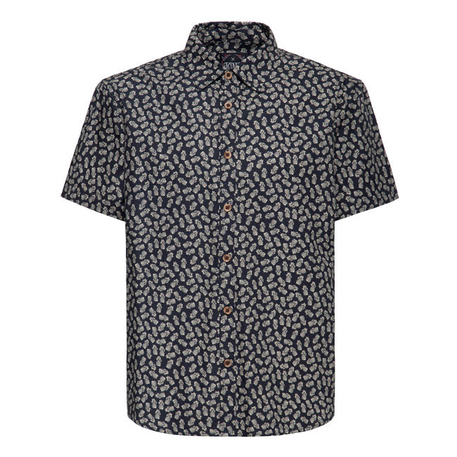 King Kerosin Camicia a maniche corte con ananas