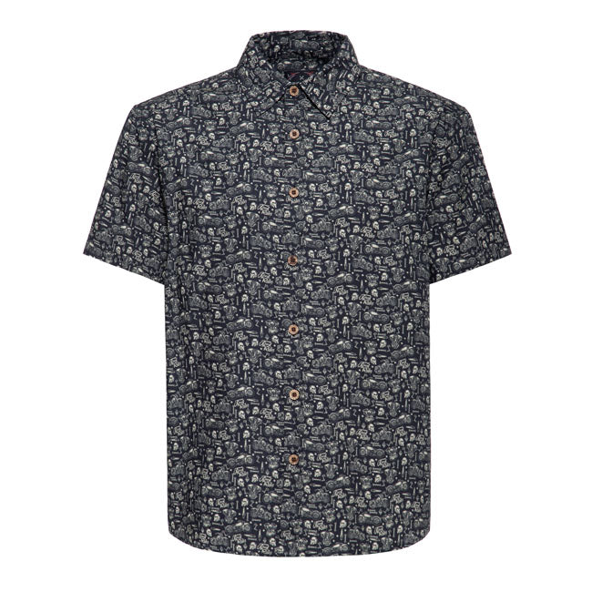 King Kerosin Camicia a maniche corte Biker Soul