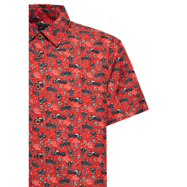 King Kerosin Camicia a maniche corte Biker Soul