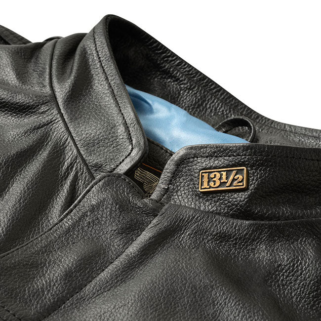 West Coast Choppers x 13 1/2 Gilet da moto in pelle Dominator