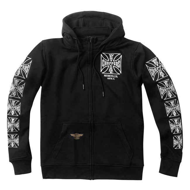West Coast Choppers Felpa con cappuccio con zip Dominator