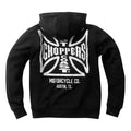 West Coast Choppers Felpa con cappuccio con zip Dominator
