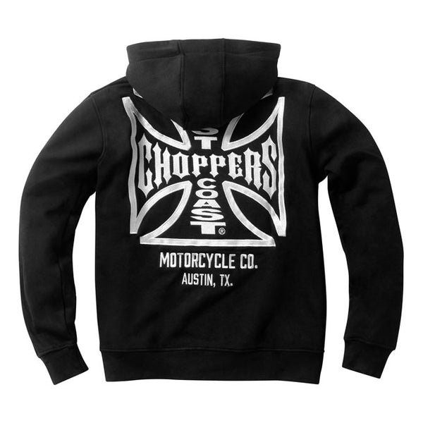 West Coast Choppers Felpa con cappuccio con zip Dominator