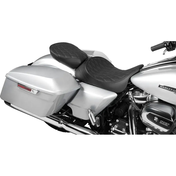 Drag Specialties EZ Glide II Sedile Passeggero Singolo per Harley 
