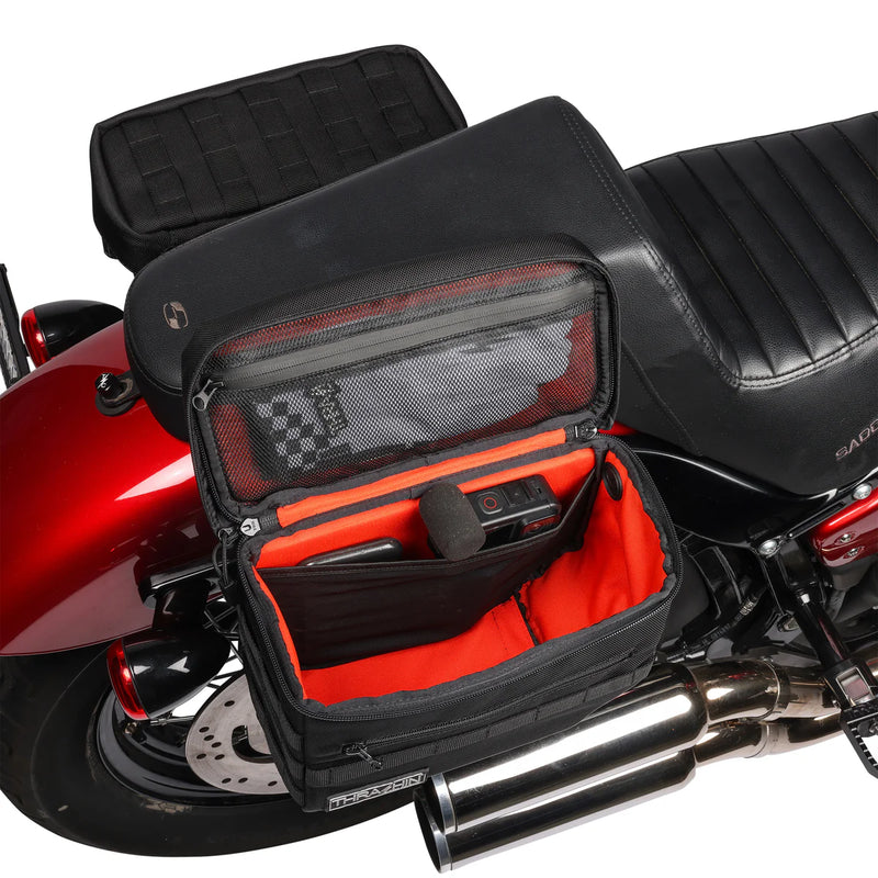 Thrashin Supply Set di borse laterali per moto Essential 10L Throw-Over