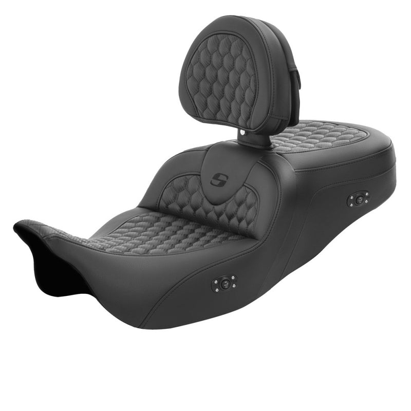 Saddlemen Roadsofa Sedile a nido d'ape per Harley