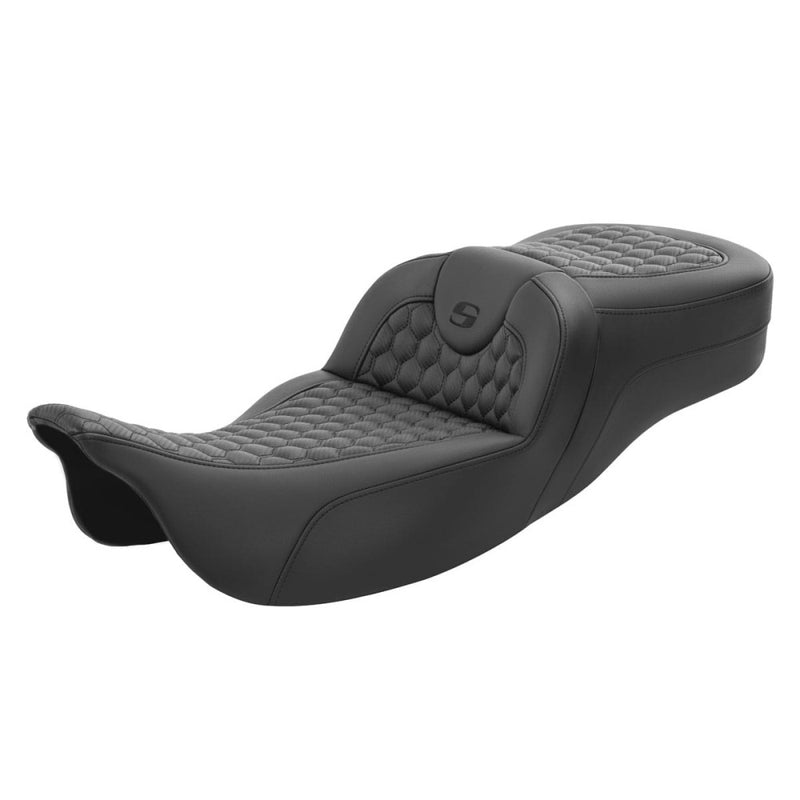 Saddlemen Sedile a nido d'ape Roadsofa Extended Reach per Harley