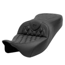 Saddlemen Roadsofa Sedile con punto a reticolo per Harley