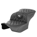 Saddlemen Roadsofa Sedile con punto a reticolo per Harley