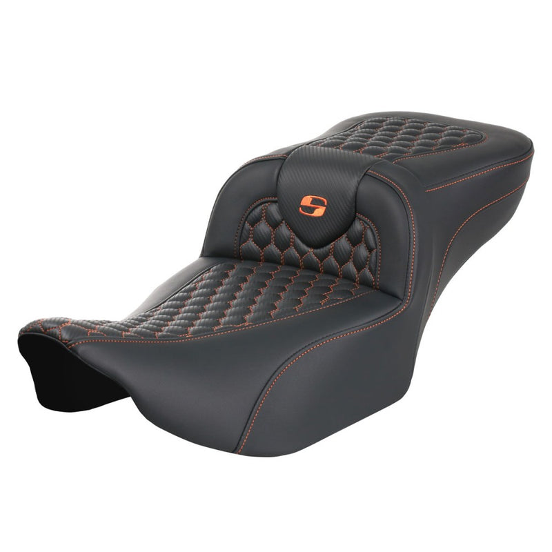 Saddlemen Sedile a nido d'ape Roadsofa Extended Reach per Harley