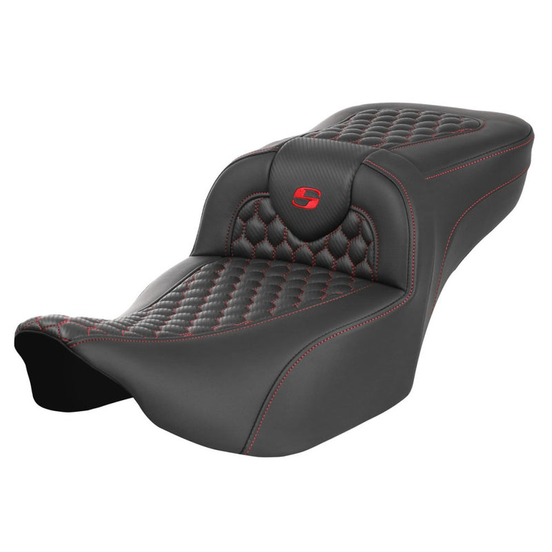 Saddlemen Sedile a nido d'ape Roadsofa Extended Reach per Harley