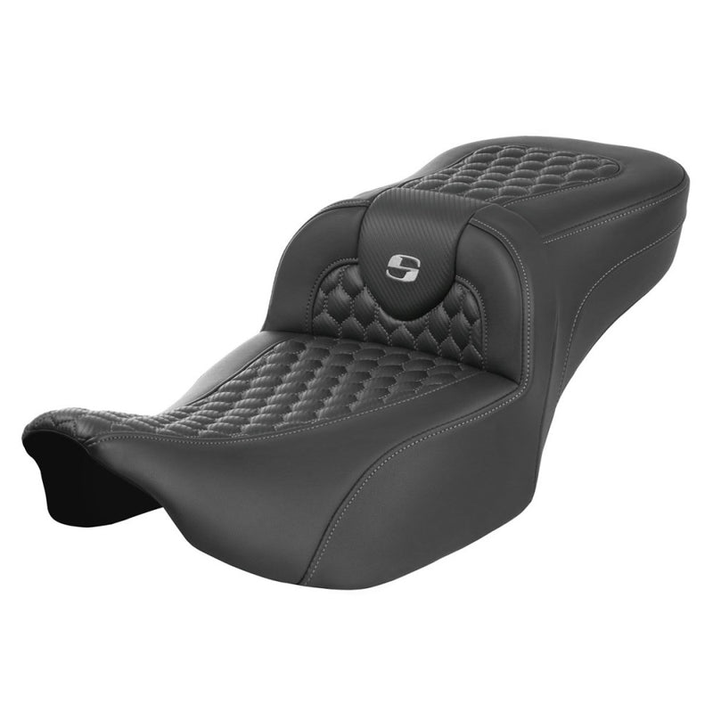 Saddlemen Sedile a nido d'ape Roadsofa Extended Reach per Harley