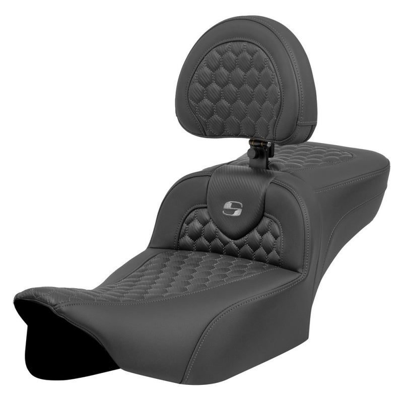 Saddlemen Sedile a nido d'ape Roadsofa Extended Reach per Harley