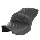 Saddlemen Roadsofa Sedile con punto a reticolo per Harley