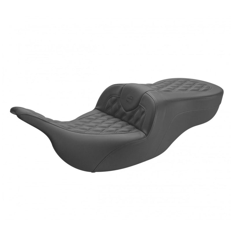 Saddlemen Roadsofa Sedile con punto a reticolo per Harley