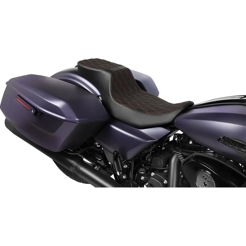 Drag Specialties Sella Performance Predator 2-Up Extended Reach per Harley