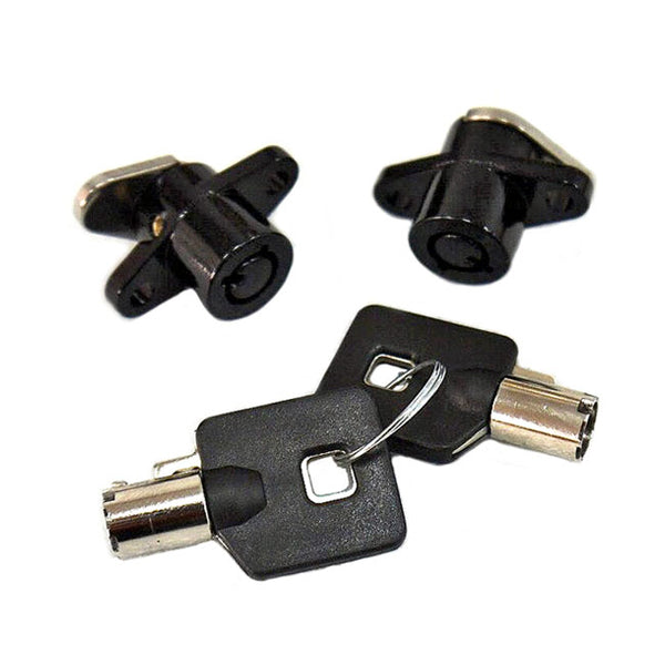 MCS Set di serrature rigide per borse laterali Harley