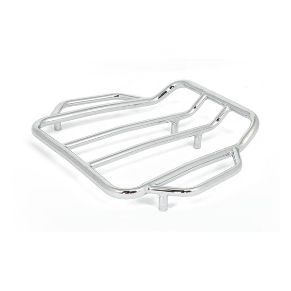 MCS Portapacchi Tour-Pak sagomato cromato per Harley