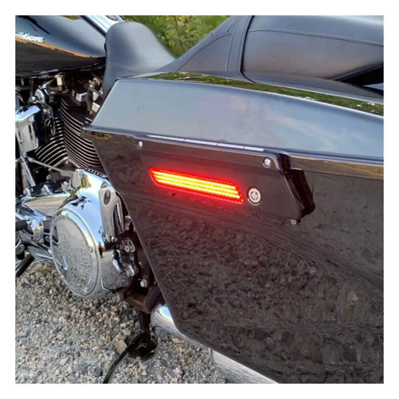 Custom Dynamics Luci LED a doppia intensità con chiusura a scatto per borse laterali Harley