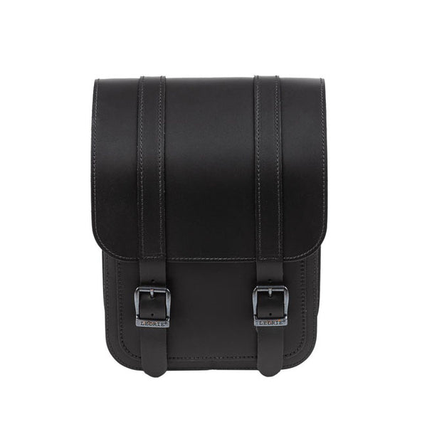Ledrie Borsa quadrata per forcellone Harley