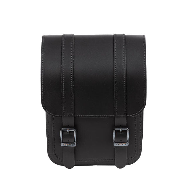 Ledrie Borsa quadrata per forcellone Harley