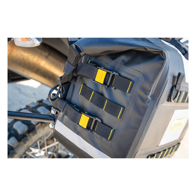 Nelson Rigg Set di borse laterali impermeabili Hurricane 56L per moto