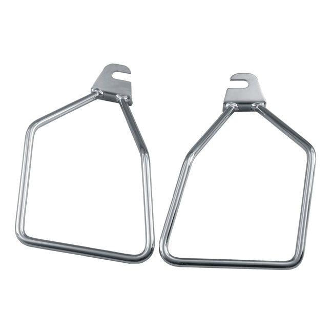 MCS Kit di supporto per borse laterali cromate Easy On/Off per Harley