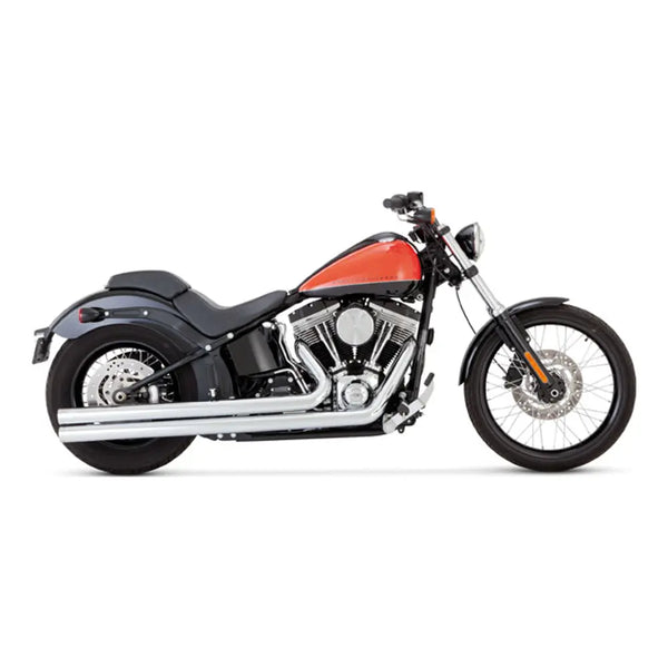 Vance & Hines Scarico lungo Bigshot Chrome per Harley