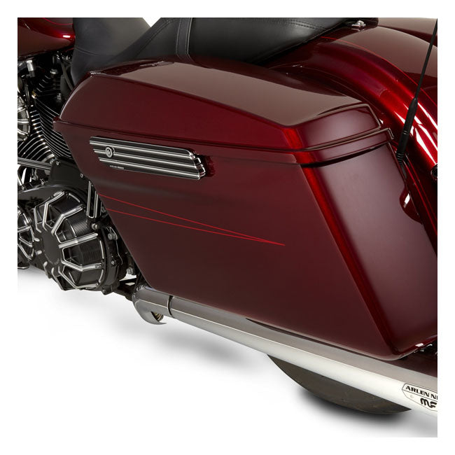 Arlen Ness Copri chiusure per borse laterali calibro 10 per Harley