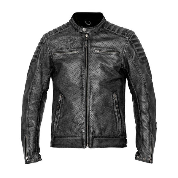 Giacca da moto in pelle John Doe Storm
