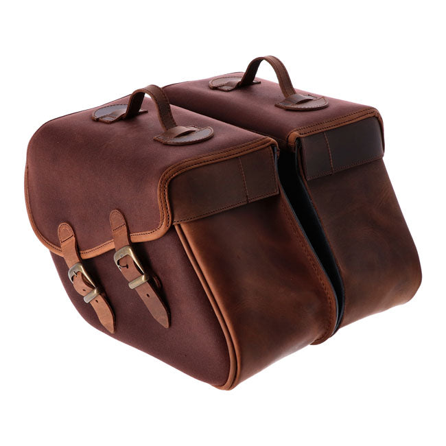 Longride Set di borse laterali per moto Heritage 23L Click-On