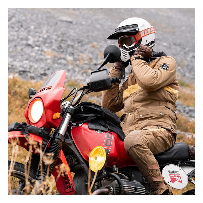 Longride Borsa da serbatoio per moto Heritage cerata