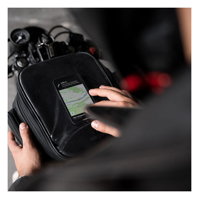 Longride Borsa da serbatoio per moto Heritage cerata