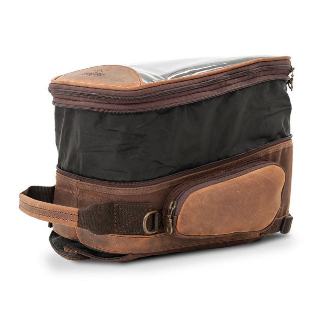 Longride Borsa da serbatoio per moto Heritage cerata
