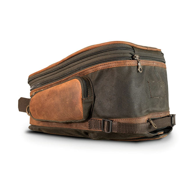 Longride Borsa da serbatoio per moto Heritage cerata