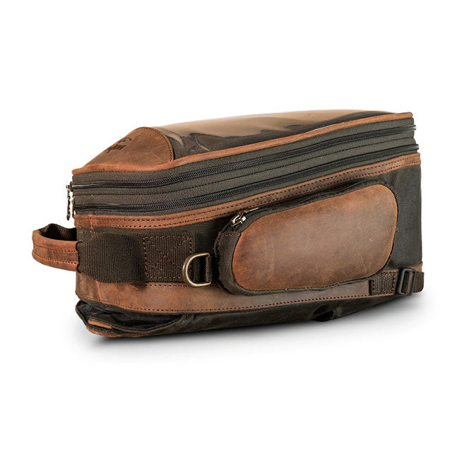 Longride Borsa da serbatoio per moto Heritage cerata
