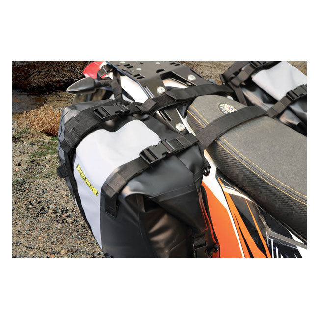 Nelson Rigg Set di borse laterali impermeabili Hurricane Dual Sport 28L per moto