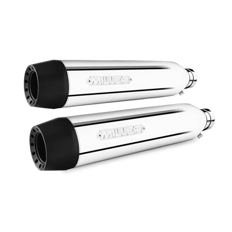 Miller Yuma Euro 3/4/5 Silenziatori Slip-On per Indian
