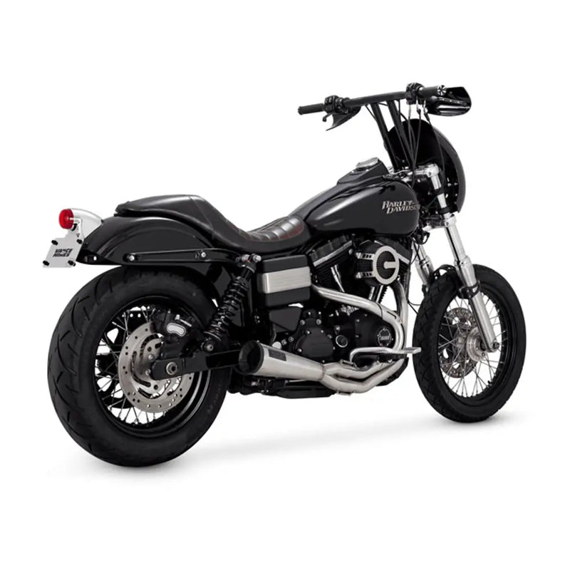 Vance & Hines Scarico 2-into-1 Stainless Upsweep per Harley