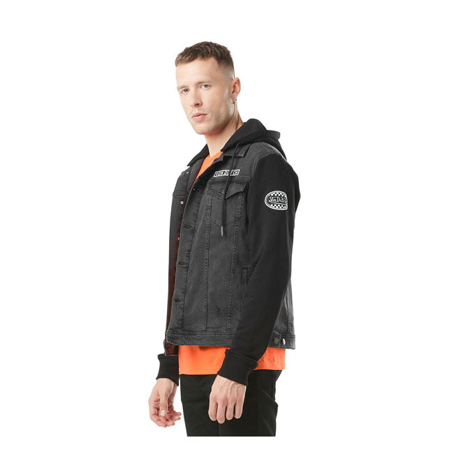 Von Dutch Giacca di jeans nera