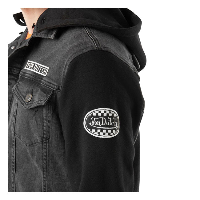 Von Dutch Giacca di jeans nera