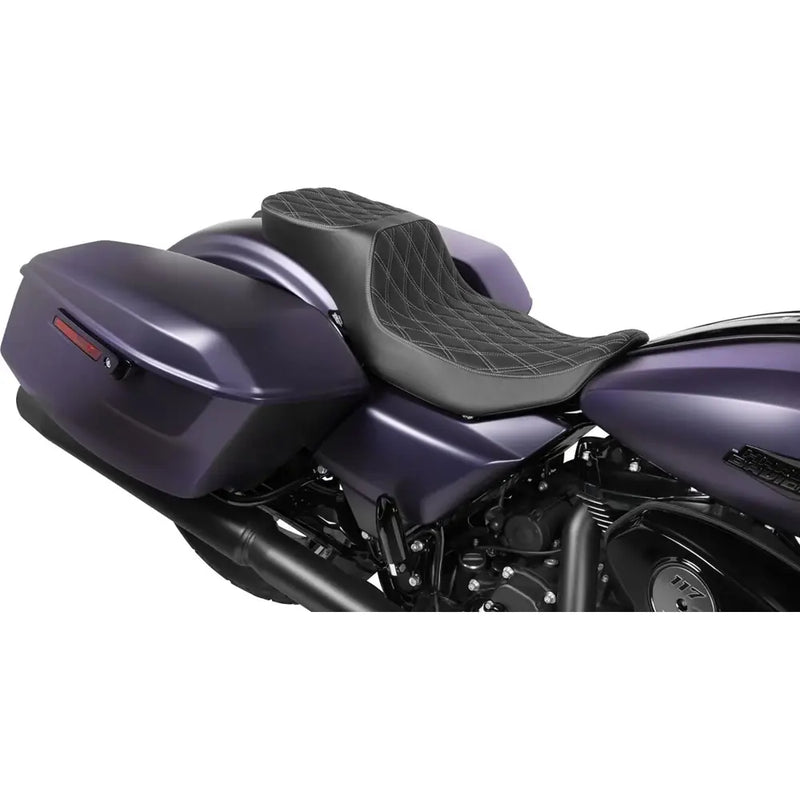 Drag Specialties Sella Performance Predator 2-Up Extended Reach per Harley