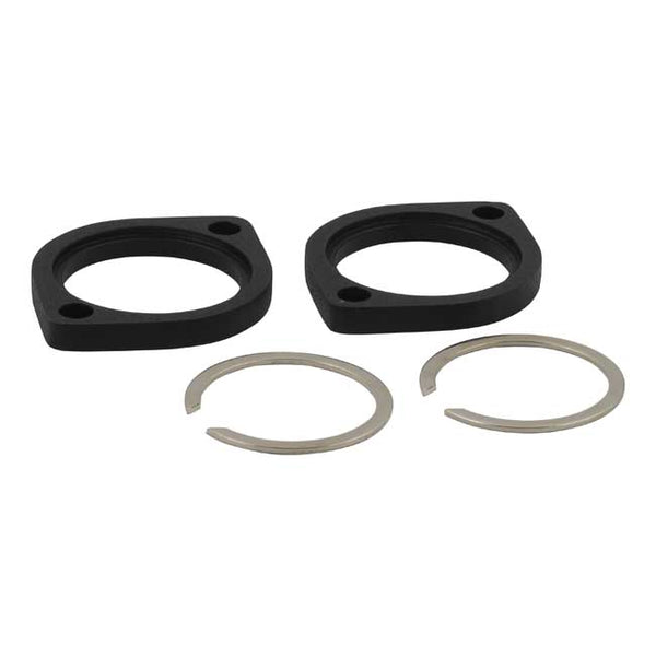 Flange di scarico Early Style e set di fermi per Harley